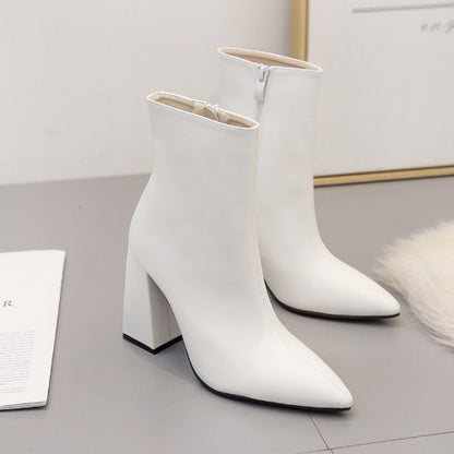 Bottines courtes à talons hauts