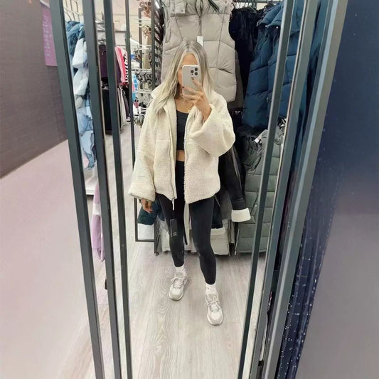 Manteau en laine d'agneau