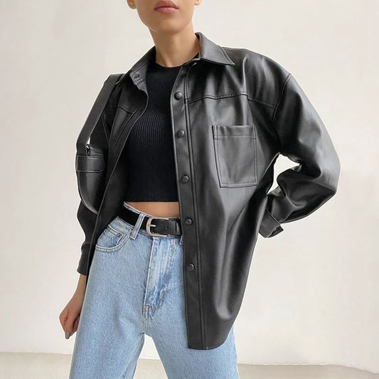 Veste en cuir